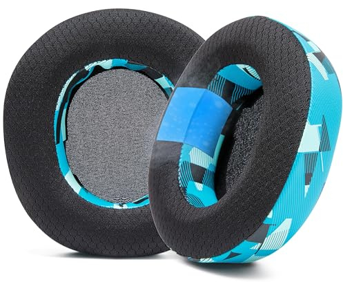 WC Freeze Nova Pro Wireless – Ohrpolster für Arctis Nova Pro Wireless | Von Wicked Cushions | Auch für SteelSeries Nova Elite & Nova Pro Omni, nicht für andere Modelle | Cyan Prism