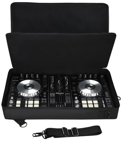 Hzycwgone Custodia per Hercules Inpulse 500,per Pioneer DJ DDJ-SR2/DDJ-SR,per Native Instruments Traktor Kontrol S4 Mk3,DJ Controller Custodia viaggio Borsa a tracolla Zaino per Cuffie,Tablet,Cavo