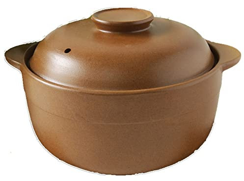 Ceramic Soup Pot with lid, Durable Ceramic Casserole, Kitchen stew Pot with lid, Handmade, Suitable for All Kinds of Food.-1.2L Cooking pots and Pans (Size : 2.5L) (Onecolor 3.0L)