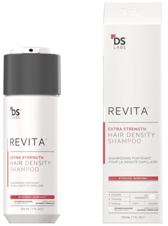 DS Laboratories Revita Extra StrengthShampoo - Productos para el crecimiento del cabello, bloqueador de DHT, tratamiento para el cabello para mujeres y hombres, biotina