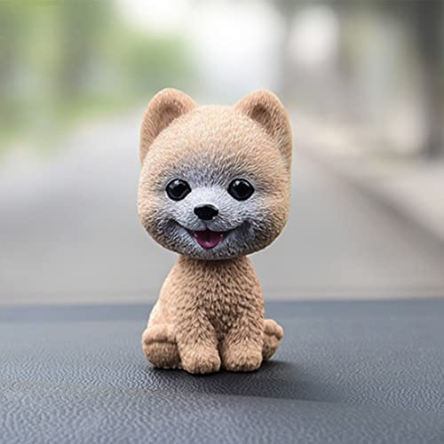 Rurunklee Auto Wackelpuppe Niedliche Hundeornamente Schütteln Wackelkopf Hunde Welpen Auto Innen Armaturenbrett Dekoration Kreative Geschenke für Auto Zuhause Schreibtisch Docoration