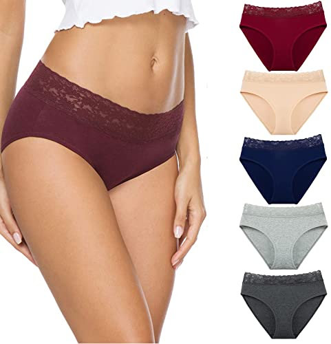 SRZYMJ Unterwäsche Set Push Up BH Rot Spitze Tangas Weiß Strings Seamless Panties Unterwäsche Damen Unterhosen Panties & Hipsters Nahtlos Taillenslip Baumwolle Weiß Spitze Slips Polyamid Und Elasthan