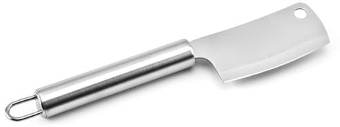 OFFSCH 2pezzi Coltelli in Acciaio Resistente Multifunzione Mini Cleaver e Spatola Per Formaggio Antiscivolo Bilanciato Per Cucina Ristorante e Catering