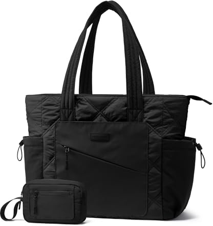 LOVEVOOK Tote Bag Handbags for Women Large Women's Puffer Totes with Zipper