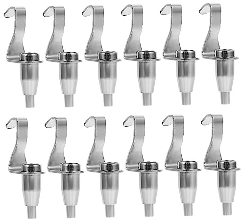 SHINEOFI 12pièces Crochets Réglables Pour Câbles Métalliques Accessoires Pour Rails Photo Et Cintres Lot Pour Accrocher Des Tableaux