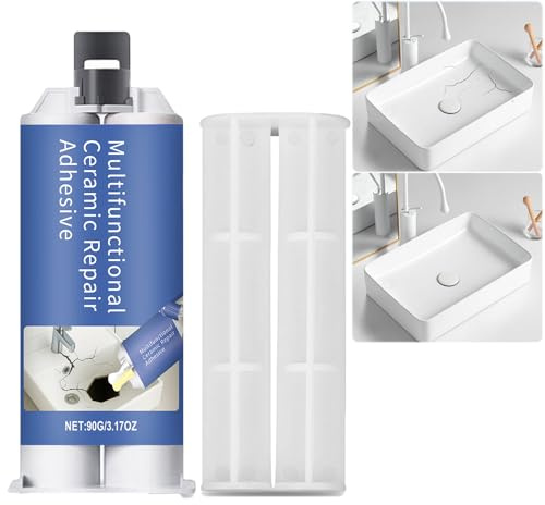 Multifunctional Ceramic Repair Adhesive Waterproof, High Temperature Resistant, Strong Adhesion No Smell After Cure, Natural-Drying Universal Glue for Porcelain, Pottery, DIY Crafts (1pcs)