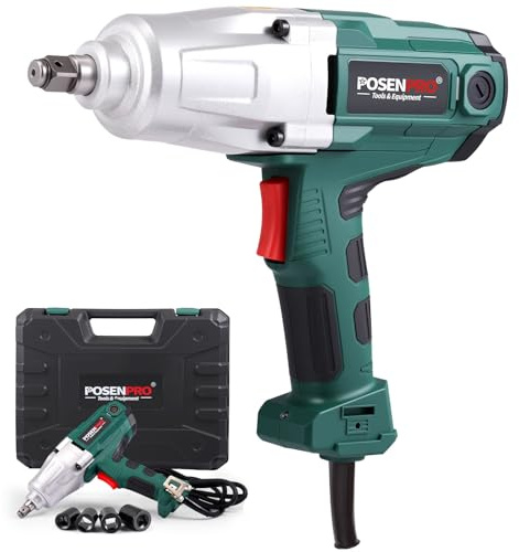 POSENPRO 710W Electric Impact Wrench, Heavy Duty Corded Impact Gun