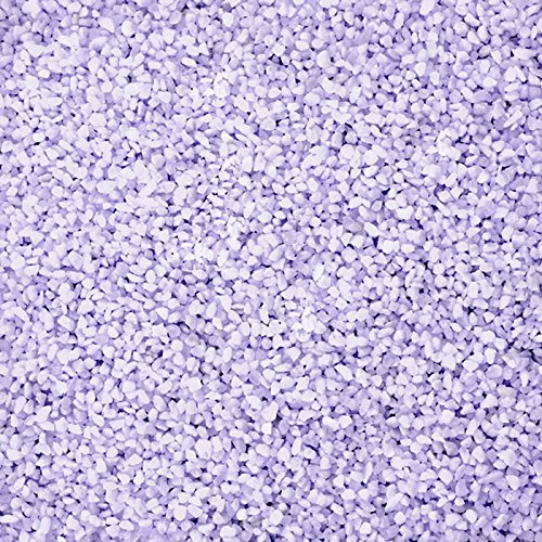 Eurosand 1 kg Perlkies, farbige Dekosteine, Körnung 1,2-1,8 mm (Flieder)