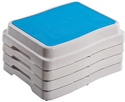 UPP marche pied pour salle de bain, baignoire I Surface antidérapante I Empilable et extensible selon les besoins I Marche modulable et mobile I Charge maximale 189kg I Dim 50,2 x 40,6 x 10 cm