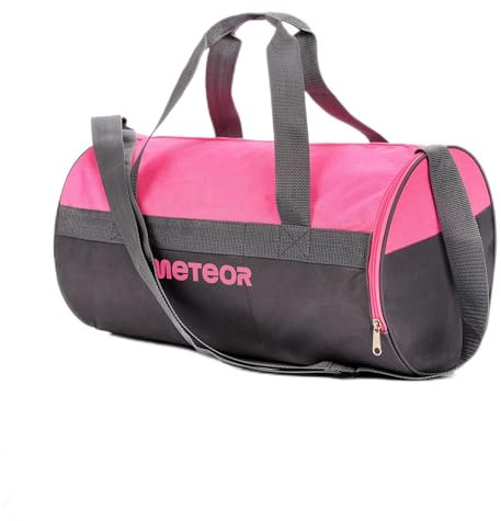 meteor Sporttasche Kinder 25L runde Tasche Gym Tasche Herren schwimmtasche Reisetasche Urlaubstasche klein Fitnesstasche Kindertaschen Schule-Taschen turntasche Jungen