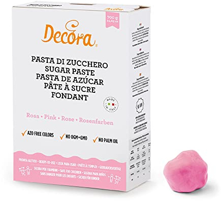 Decora 0310211 Zuckerpaste Rosa 700 g