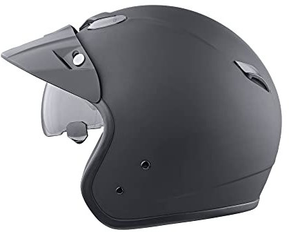 MTR Jet Sun Jethelm mit Sonnenblende, ECE Zertifiziert, Mopedhelm mit Helmschirm, Herren & Damen Helm Motorrad, Leichter Motorradhelm mit Sonnenblende, Ideal als Rollerhelm & Vespahelm, XL
