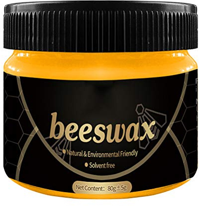 'Nature Wood Care Cire D'abeille pour Meubles en Bois Cire à Polir pour L'entretien du Bois (Noir)