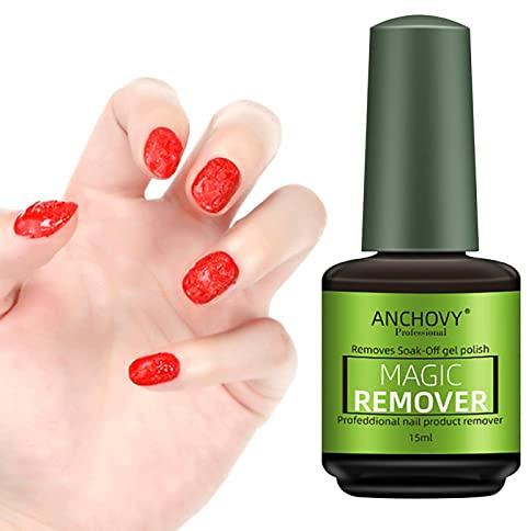 Magic Uv Remover, Removedor Esmalte Permanente, Quita Esmalte Semipermanentes Para Uñas, Removedor De Esmalte De Uñas Gel Para Quitar, Sin Necesidad De Papel De Aluminio, Remojo Envoltura