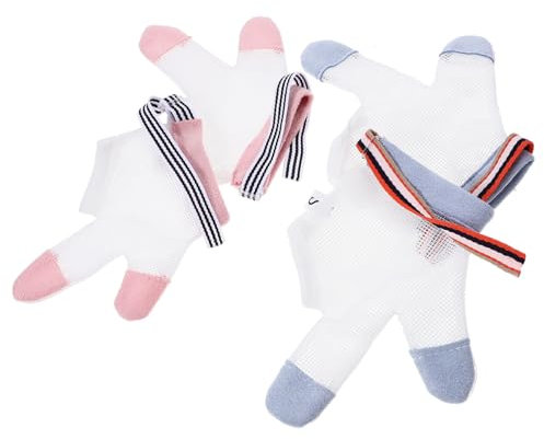 ANDRESLAD 4paare Babyschutzhandschuhe Gegen Finger Und Daumenlutschen Atmungsaktive Anti-saug-handschuhe Für Zuhause Und Unterwegs Mit Verstellbarem Öffnungsdesign Hautfreundlich