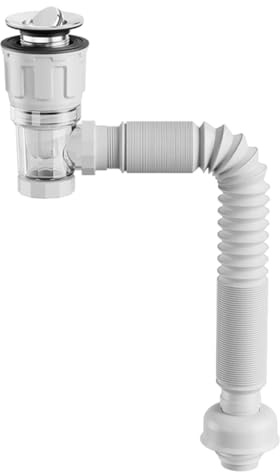 Teleskop-Abflussrohr, flexibles Waschbecken-Abflussrohr | Geruchshemmender Ablaufschlauch für Badezimmerwaschbecken, erweiterbar,Abdichtendes Abflussrohr, nahtlose Verbindung, Waschbecken-Abflussschla