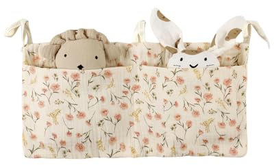 TPZORJX 1PCS Babybett Organizer,wickeltisch organizer,Baby Kinderzimmer Organizer,Kinderzimmer Hängender Bett Organizer,Betttasche Spielzeugtasche,Organizer Beistellbett Baby,Hängen an Krippe