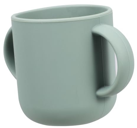 HAPINARY Silikon Trainingsbecher Für Junge Mädchen Mit Doppelgriff Offener Becher Wasserbecher Für Kleinkinder Lernbecher Säuglingsbecher Babybecher Trinkbecher