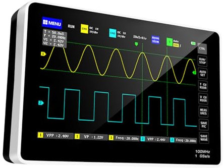 iplusmile osciloscopio generador de frecuencia alcances de laboratorio contador de frecuencias multímetro digital alcance de mano alcance del laboratorio automotriz el plastico Black