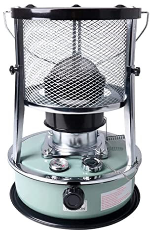 Petroleumspis, petroleumspis, bärbar och effektiv campingspis för uppvärmning, grill, camping, kök, kompakt kylare/grön/4,5 l