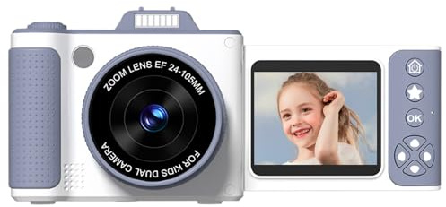 Camera for Kids, Hd Camcorder with Two Point Screen Cover Design, Multifunctional Outdoor Games for Travel Fun