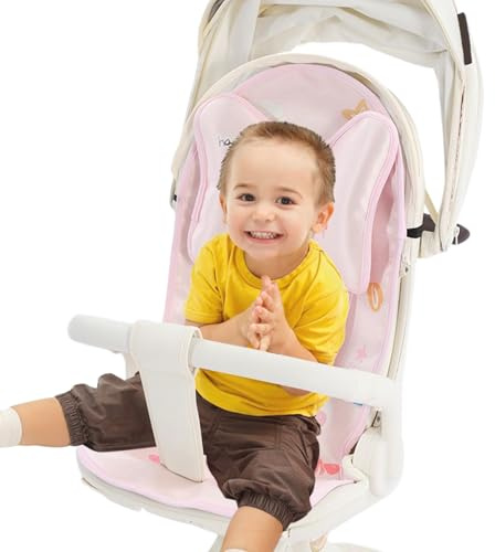 Coussin Rafraîchissant Bébé | Coussin Rafraîchissant pour Poussette et Siège Auto | Matière Glacée Respirante avec Gel Lavable pour Confort et Protection Thermique