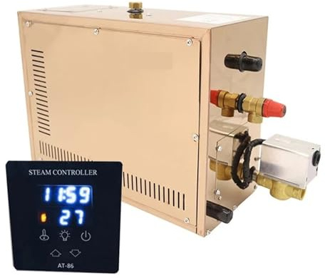 Generador De Vapor Automático De Acero Inoxidable For Sala De Sauna, Máquina De Baño De Vapor For El Hogar, Controlador Digital, 3/4, 5kw Calefacción Eficiente(4.5kw)