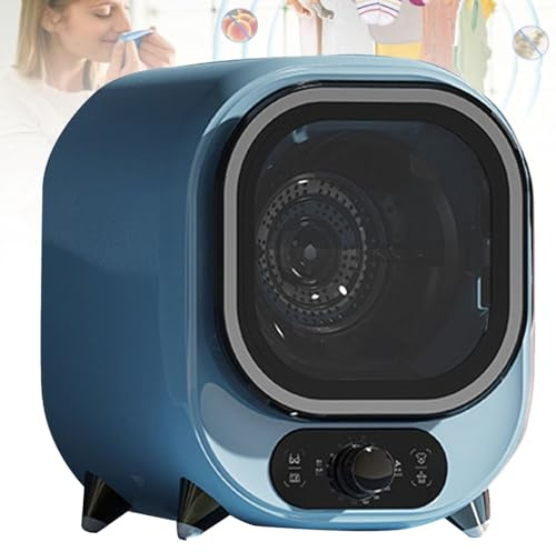 Mini Secadora De Ropa Eléctrica Portátil, Carga Frontal, Compacta Con Tina De Acero Inoxidable, 450 W, Para Apartamento, Secadora De Condensación Con Centrifugado Y Capacidad(Blue)