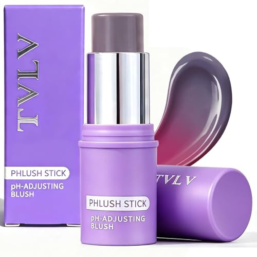Colour Changing Blusher Stick, Multi Use Blush Stick Beauty Products, Sheer To Buildable Cheek Colour, Smooth Blendable Cream Texture, For Daily Routine, For Handbag Touch Ups, For Natural Look