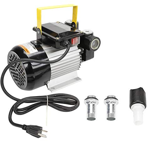 BLACKHORSE-RACING Self Priming 110V AC 16GPM 60L/min Oil Transfer Pump Fuel Diesel Kerosene Biodiesel Pumps