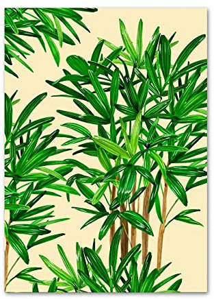 JWJQTLD Leinwanddruck，Groene Tropische Blatt Wandkunst Leinwand Schilderij Nordic Poster En Drucke Muur Foto 'S Voor Woonkamer Home Decor Geeignet Für Alle Wanddekoration, 30X40Cm No Frame