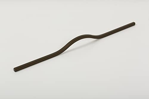 Gedotec Möbelgriffe Alu Braun | 1 Stück - Falttüren-griffe Möbel zum greifen | BRAVE | modernes vintage Industrie Design | Länge: 600 mm | Schrankgriffe - Schubladengriffe - Küchengriffe - Türgriffe