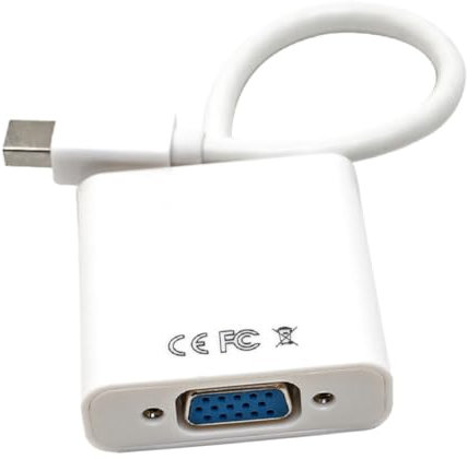 HEMOTON Mini Displayport Vga Adaptador Video Convertidor Cable para Conectar Dispositivos Mini Pantallas Vga Soporta para Oficina y Entretenimiento Casa