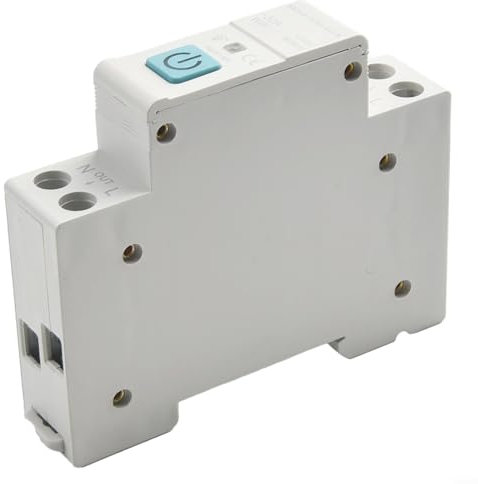 HOHOVYVY Disjoncteur intelligent - Minuterie - Pour Tuya Wifi - Pour Smart Circuit Breaker 1P - Rail DIN - Interrupteur à distance (32 A)