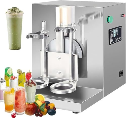 XNXYSMKJ Electric Milk Shaking Machine,Double Heads Shake Automatic Milk Tea Shaker Machine,350ml-700ml Drink Mixer,for Tea Juice