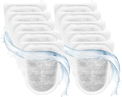 ROSYLEVE 10 Pezzi Adatti per Filtri Tetra EasyCrystal Filter Pack C600, Filtri di Ricambio per Reptofilter, Tetra Easycrystal Accessorio per Acquari Dotato di Carbone Attivo e Zeolite