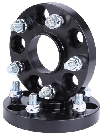 Loddery 2PCS 20mm Wheel Spacers 5x114.3mm Flange Hubcentric Wheel Spacers 20mm Hub Centric Wheel Adapters with 64.1mm Bore Compatible for Civic Wheel Adapters