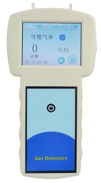 ZKLGS Détecteur de Gaz Alarme de détection de gaz d'oxygène Unique Portable, analyseur de gaz d'oxygène 0-100% vol, Moniteur de gaz Industriel
