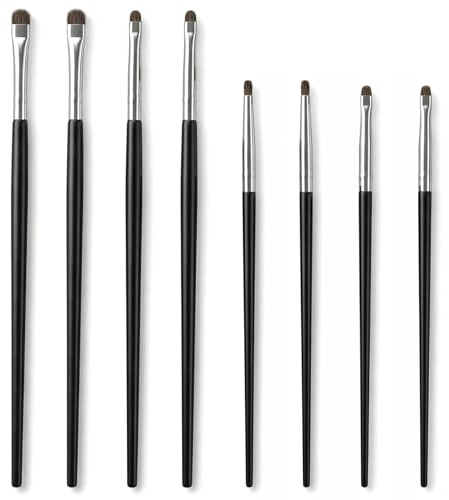 8 Pcs Makeup Brushes Small, Soft Eye Makeup Brushes for Eyeshaow, Cosmetics