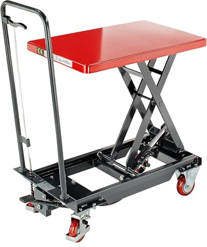 eurokraft | Hub-Plattformwagen | Hubbereich 265-755 mm | Tragfähigkeit 200 kg