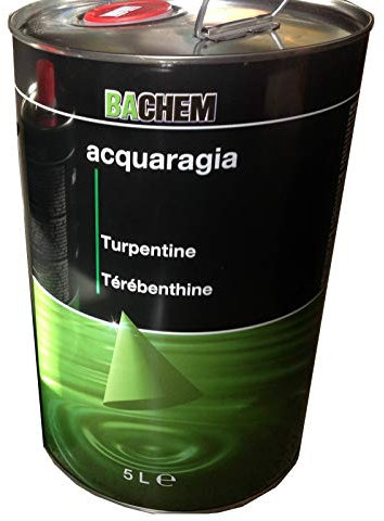 ACQUARAGIA SOLVENTE SMALTO PITTURA VERNICE PENNELLI DA LT. 5 ACQUA RAGIA