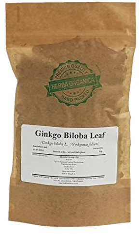 Ginkgo Hoja / Ginkgo Biloba L / Ginkgo Biloba Leaf # Herba Organica # Nogal Del Japón (50g)