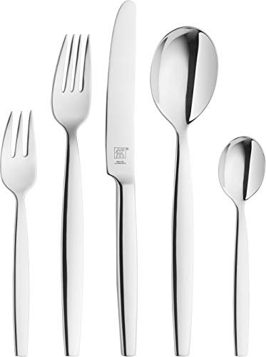 ZWILLING Lord Besteck-Set, 60-teilig, Für 12 Personen, 18/10 Edelstahl, Poliert