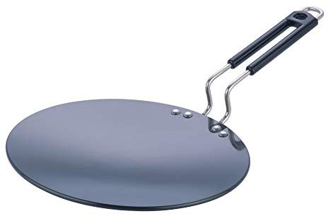 Vinod Cookware Hard Anodized Tawa, Black, 26.5 cm