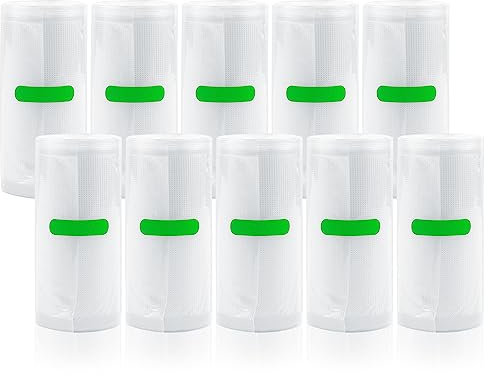 LDPE Polyschlauchrolle, 10 Rollen, transparente Poly-Röhrenrollen – 11,9 cm breit x 41,9 cm lang, Allzweck-Verpackungslösung, ideal zum Verpacken, Umzug und Aufbewahrung, insgesamt 4,7 x 41,9 cm