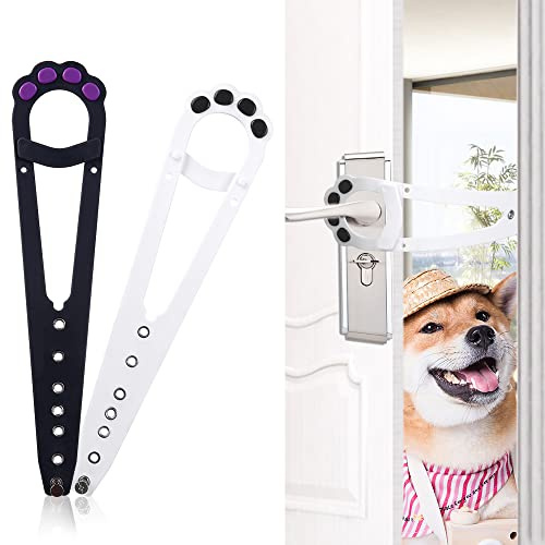 Dörrhållare för husdjur, 2 st alternativt dörrlås, dörrpropp för husdjur för att släppa in katter, hålla hunden ute