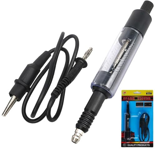 NIYATA Zündkerzentester, Zündkerzen-Tester, mit Kabel, Zündkerzentester für Autos, für Motorräder, LKWs, Rasenmäher, Schwarz