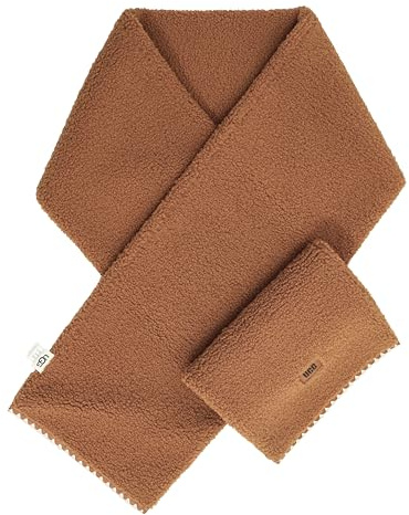 UGG Uggfluff Damen-Schal, gewellt, Kastanie, Einheitsgröße