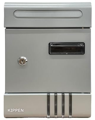 Kippen 10006LS - Cassetta Postale Modello HOUSE di Colore Silver. Dimensioni: 290x200x65mm.