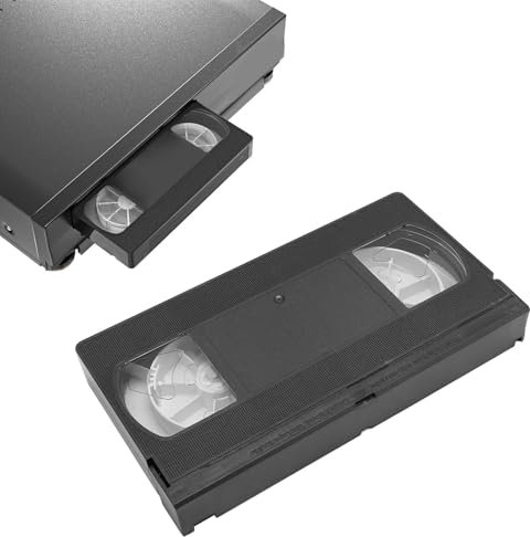 Cleaner de Tête de Magnétoscope/Nettoyer de Tête VHS, Nettoyer de Tête Vidéo VHS Réutilisable pour Le Joueur VCR VHS, Technologie Sèche, Pas de Liquide Requis, Facile à Nettoyer